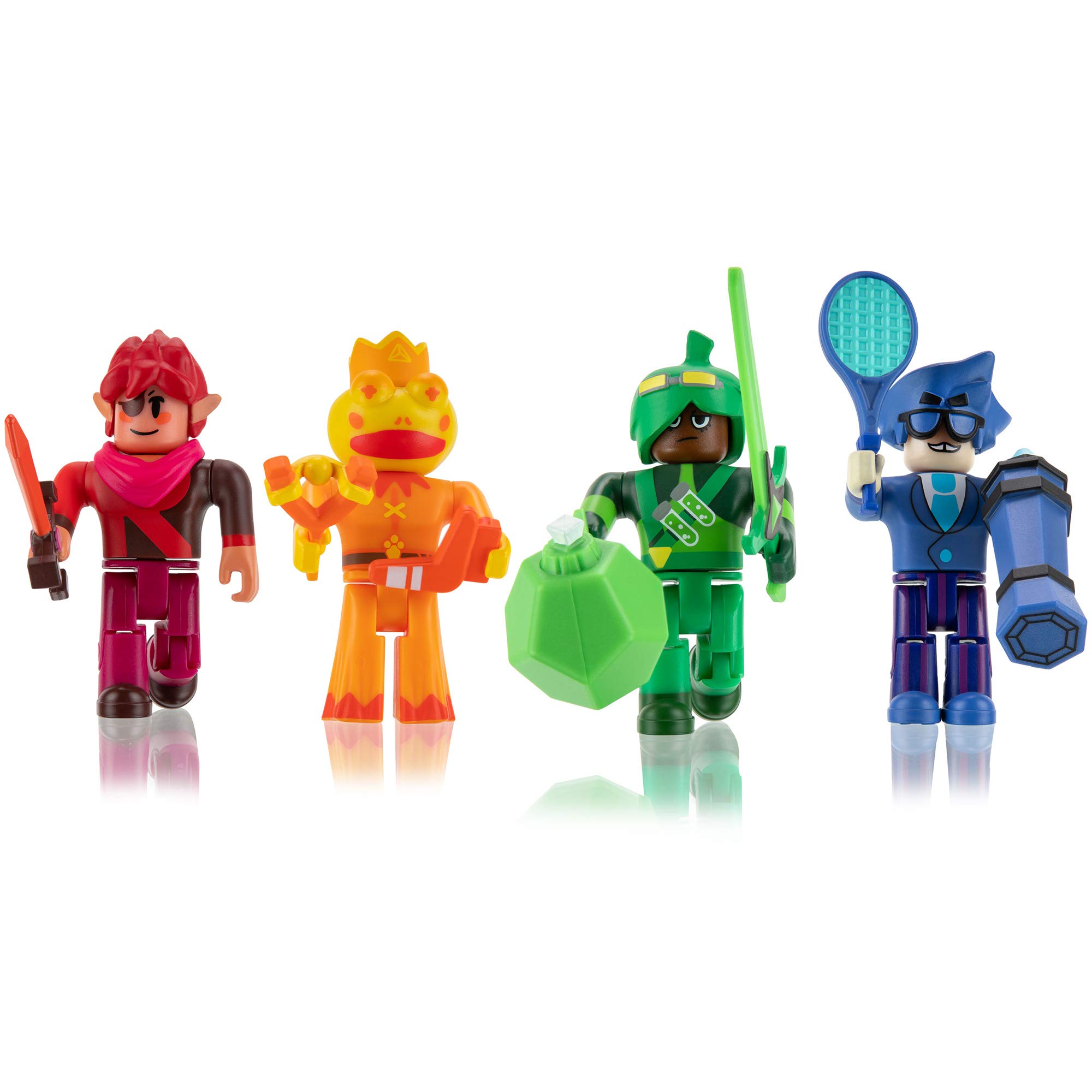 Conjunto De Bonecos De Ação Roblox Super Doomspire, Pacote Com 4 Itens Virtuais