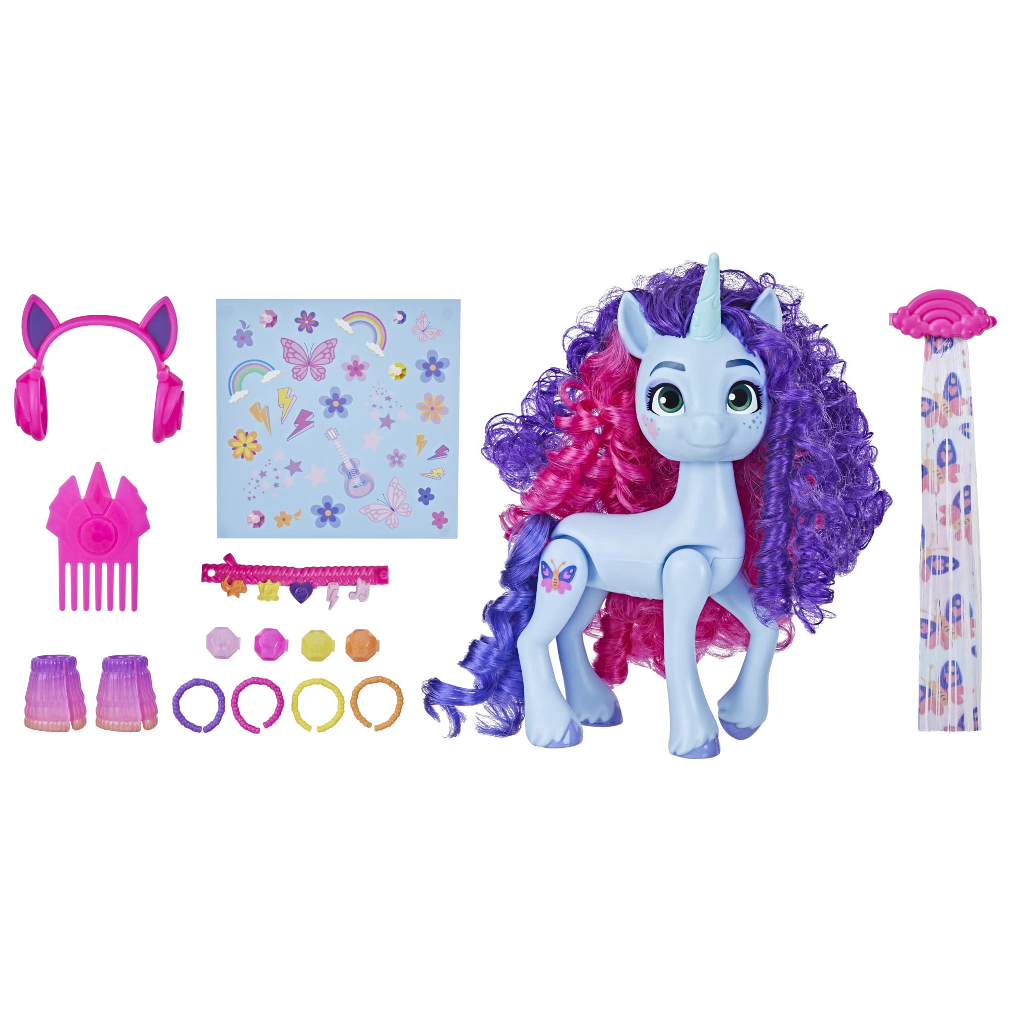 Boneca De Modelagem De Cabelo My Little Pony Misty Brightdawn De 5,5 Polegadas