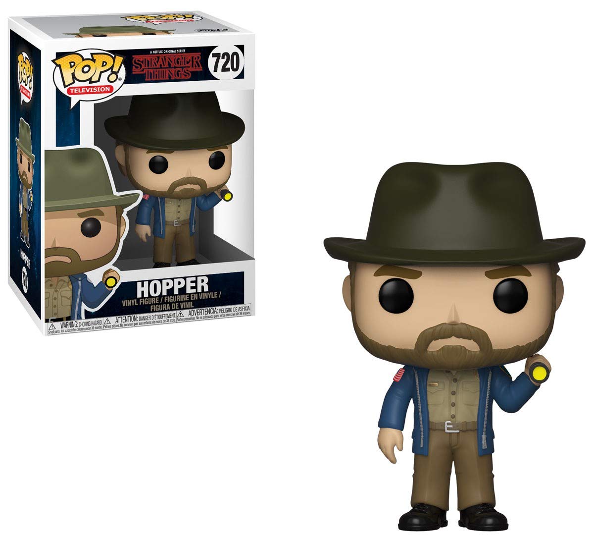Boneco De Ação Funko Pop! Televisão Stranger Things Hopper