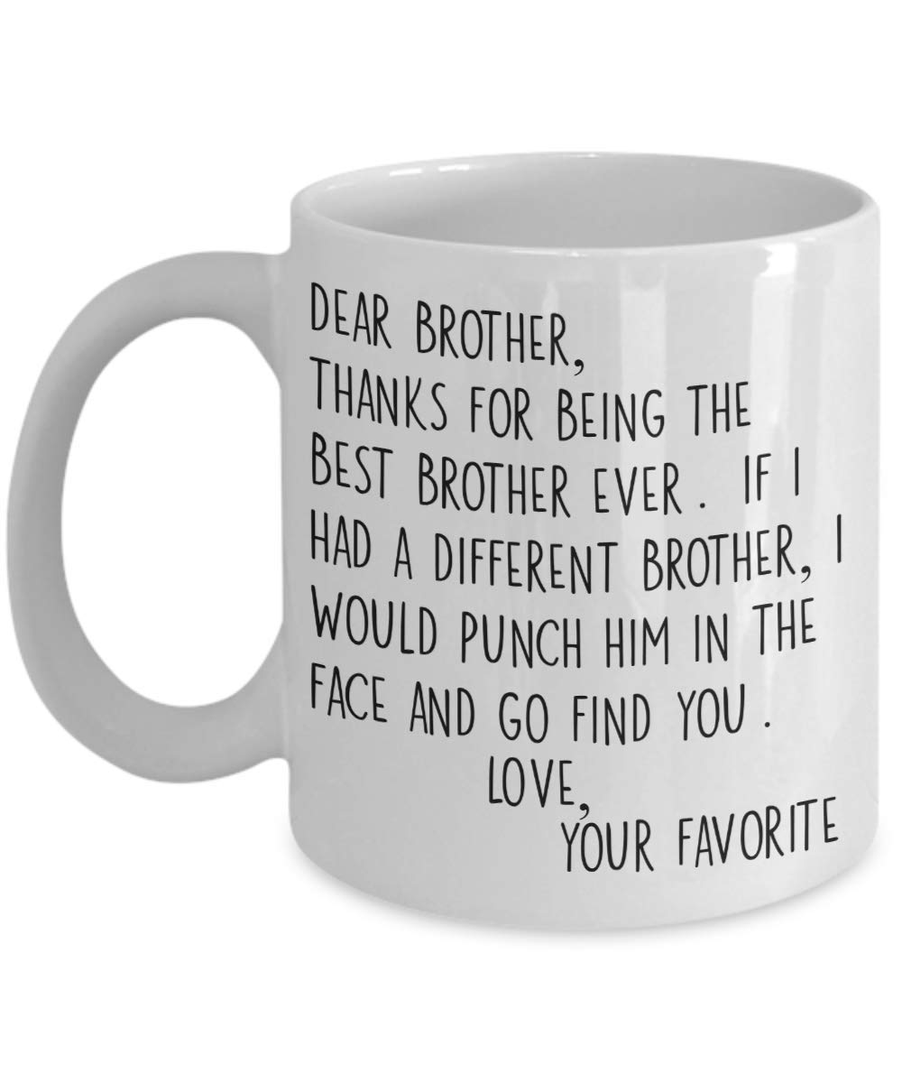 Caneca De Café A Caneca Imprópria Brother Funny Dear Brother