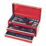 Jogo Kit de Ferramentas Profissional Kajima de 90 Peças JFP90M com Maleta para Transporte