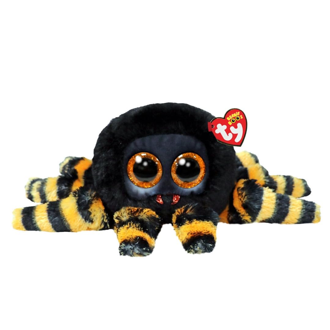 Brinquedo De Pelúcia Ty Beanie Boo Regular Charlotte Spider 15cm