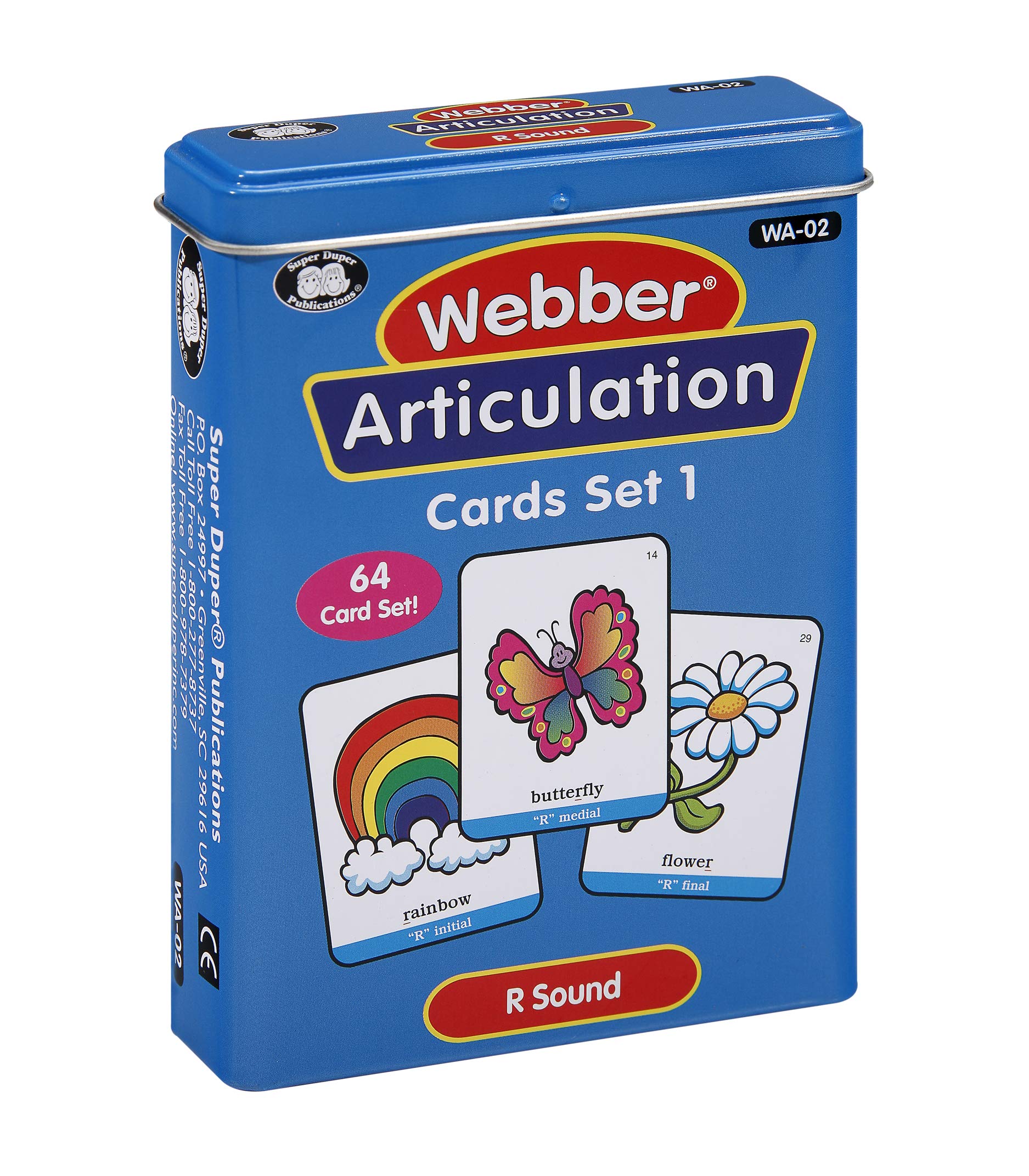Flash Cards Super Duper Articulation R Sound Fun Deck