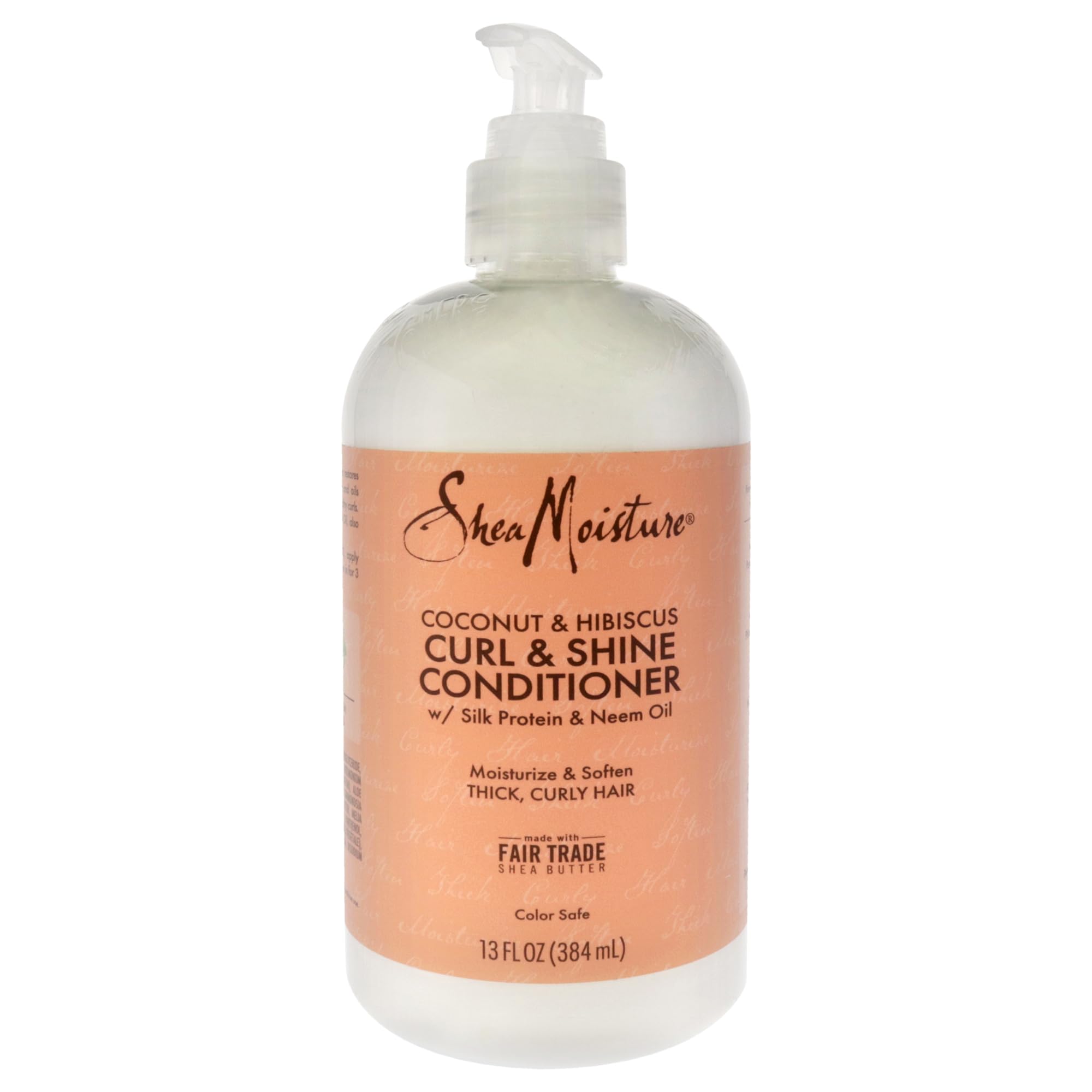 Condicionador Sheamoisture Curl &amp; Shine Coconut &amp; Hibiscus 385 Ml