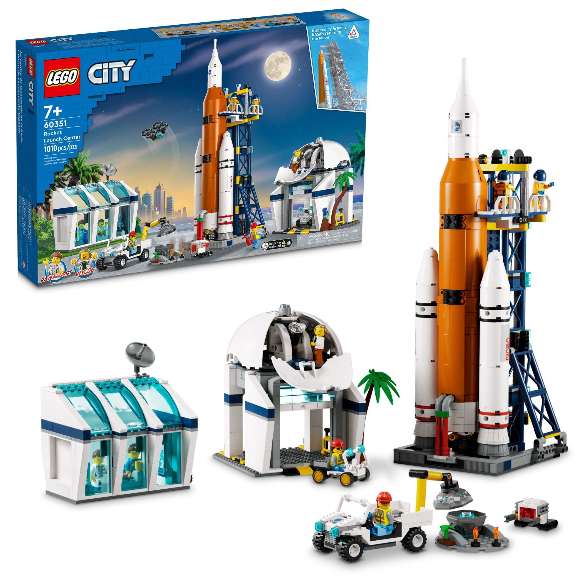 とみー Conjunto De Brinquedos Para Construção Lego City Rocket Launch