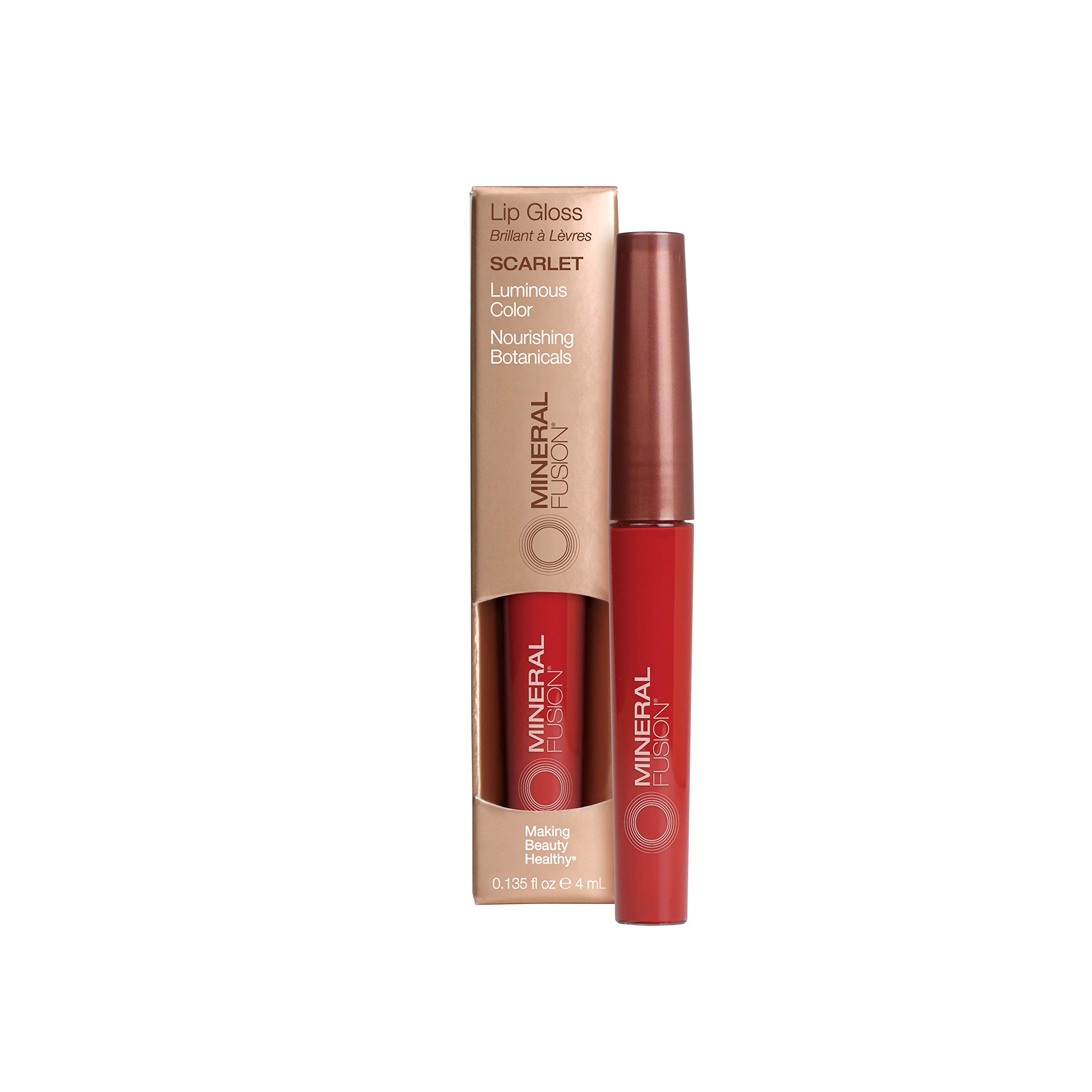 Brilho Labial Mineral Fusion Scarlet 4ml