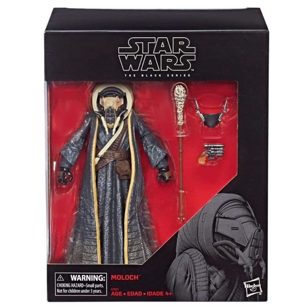 Boneco De Ação Star Wars Moloch Black Series 15cm
