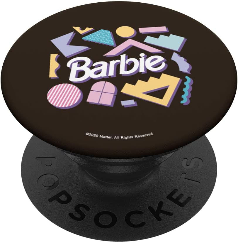 Popsocket Barbie Logótipo Pastel 80's Cores Popgrip