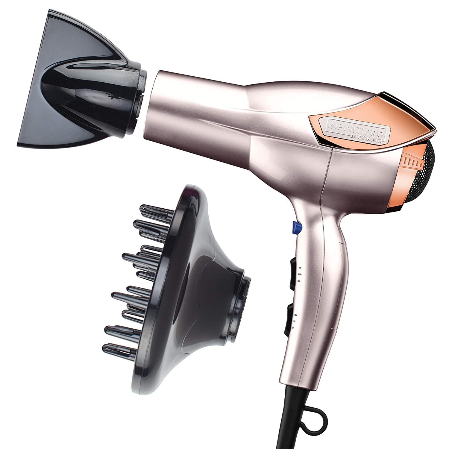 Secador Conair 1875w Leve Motor Ca - Rosa Ouro