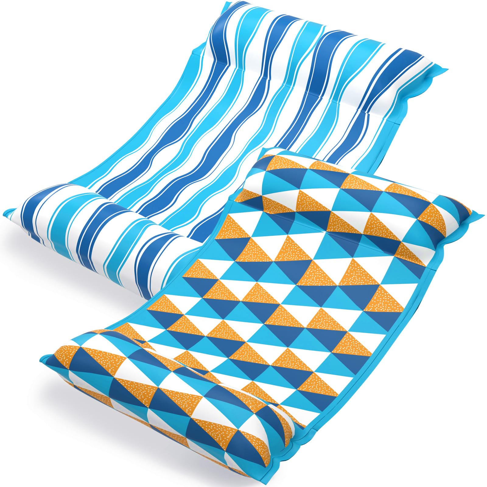 Pool Float Jasonwell Water Hammock, Pacote Com 2 Unidades Para Adultos