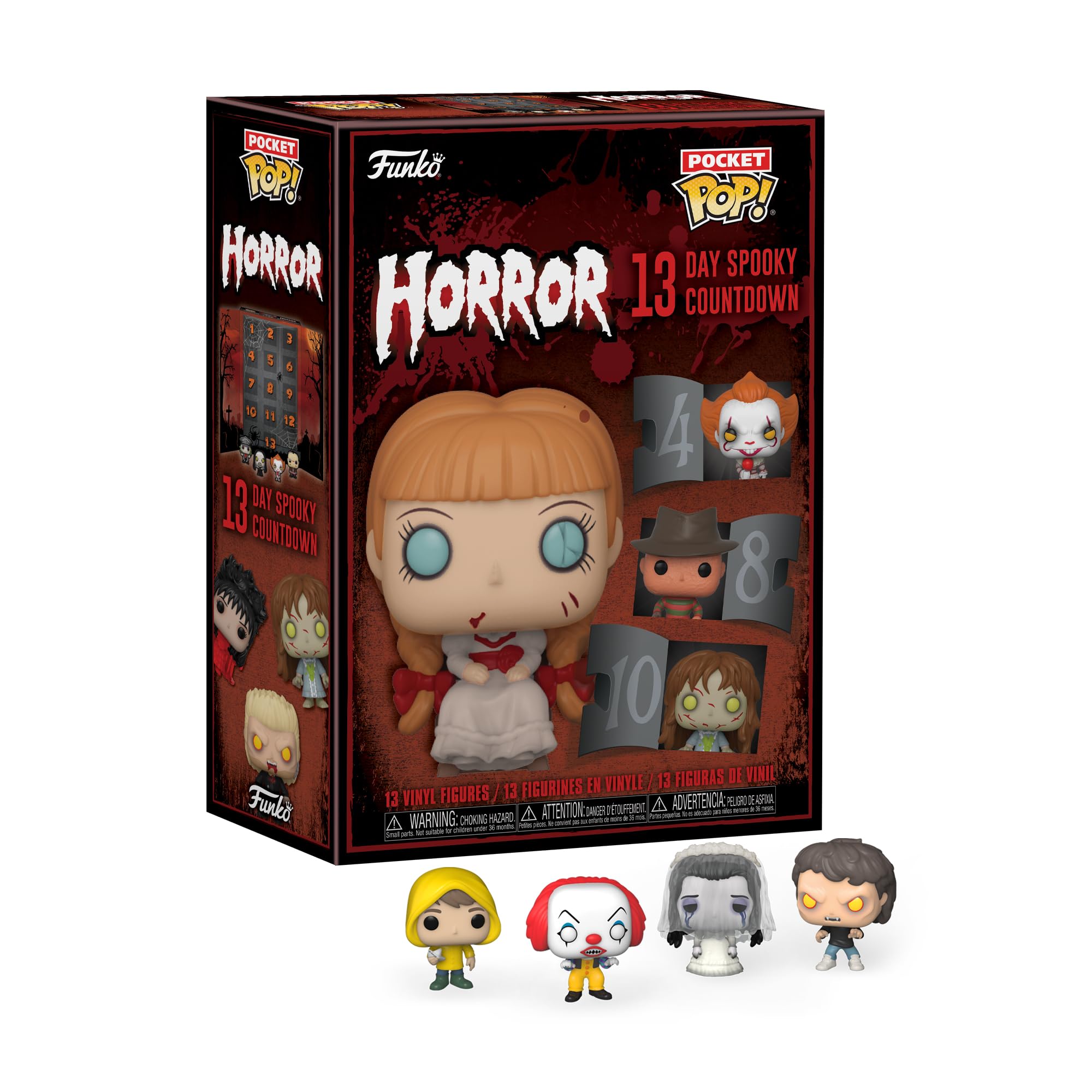 Calendário Do Advento Funko Pop! Horror 13 Day Spooky 2023