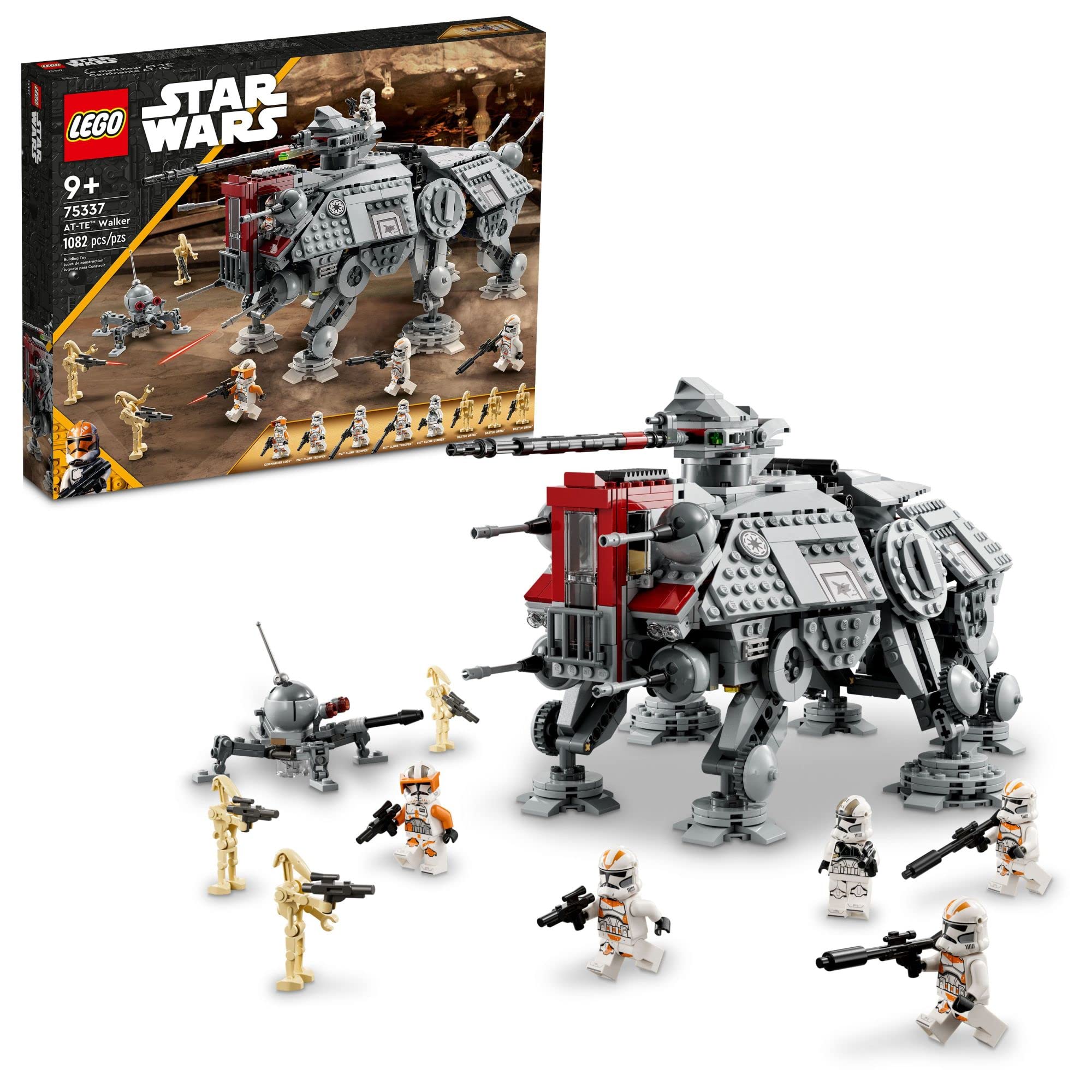 Conjunto De Brinquedos De Construção Lego Star Wars At-te Walker 75337 9+