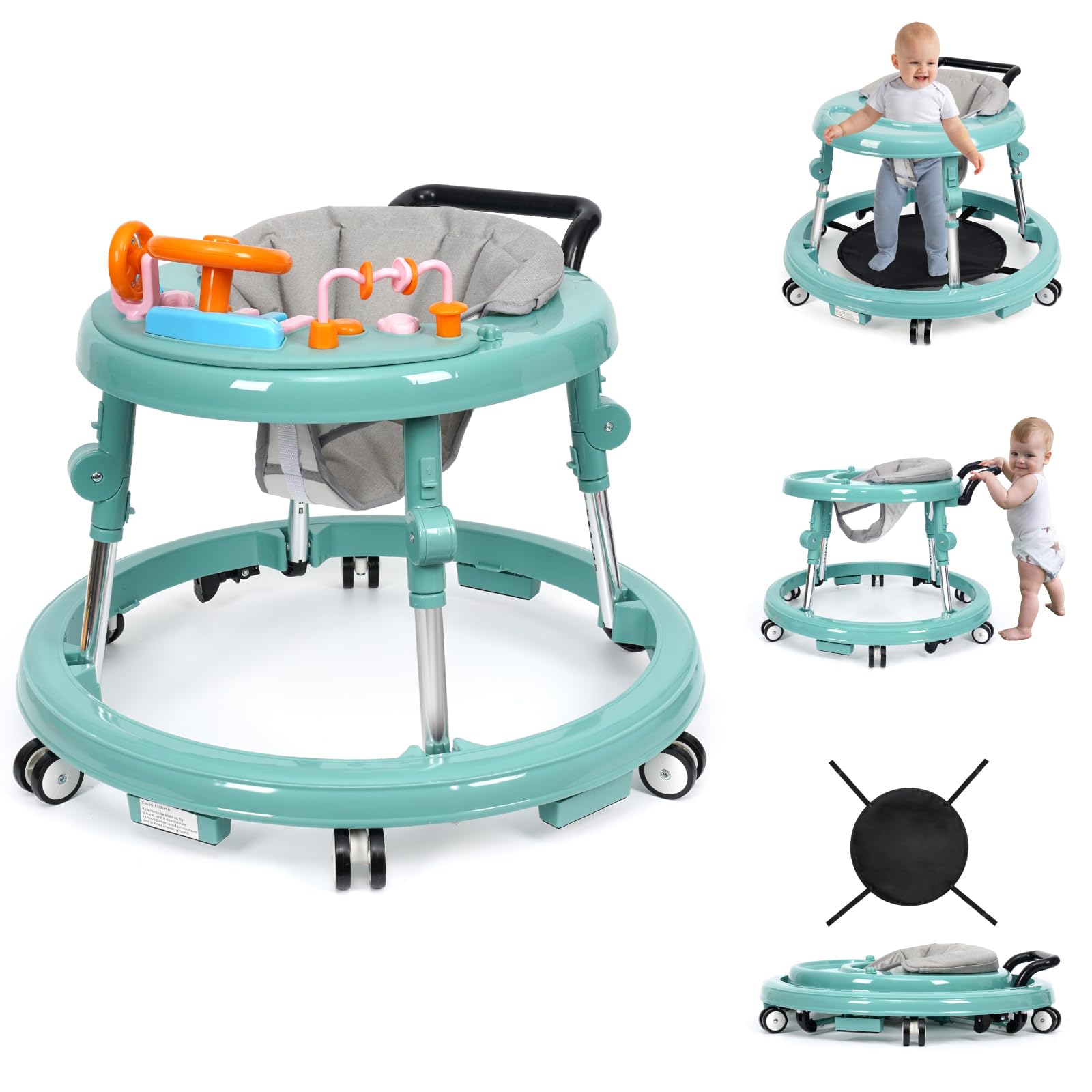 Música E Luzes Baby Walker Holybase Com 9 Alturas Ajustáveis