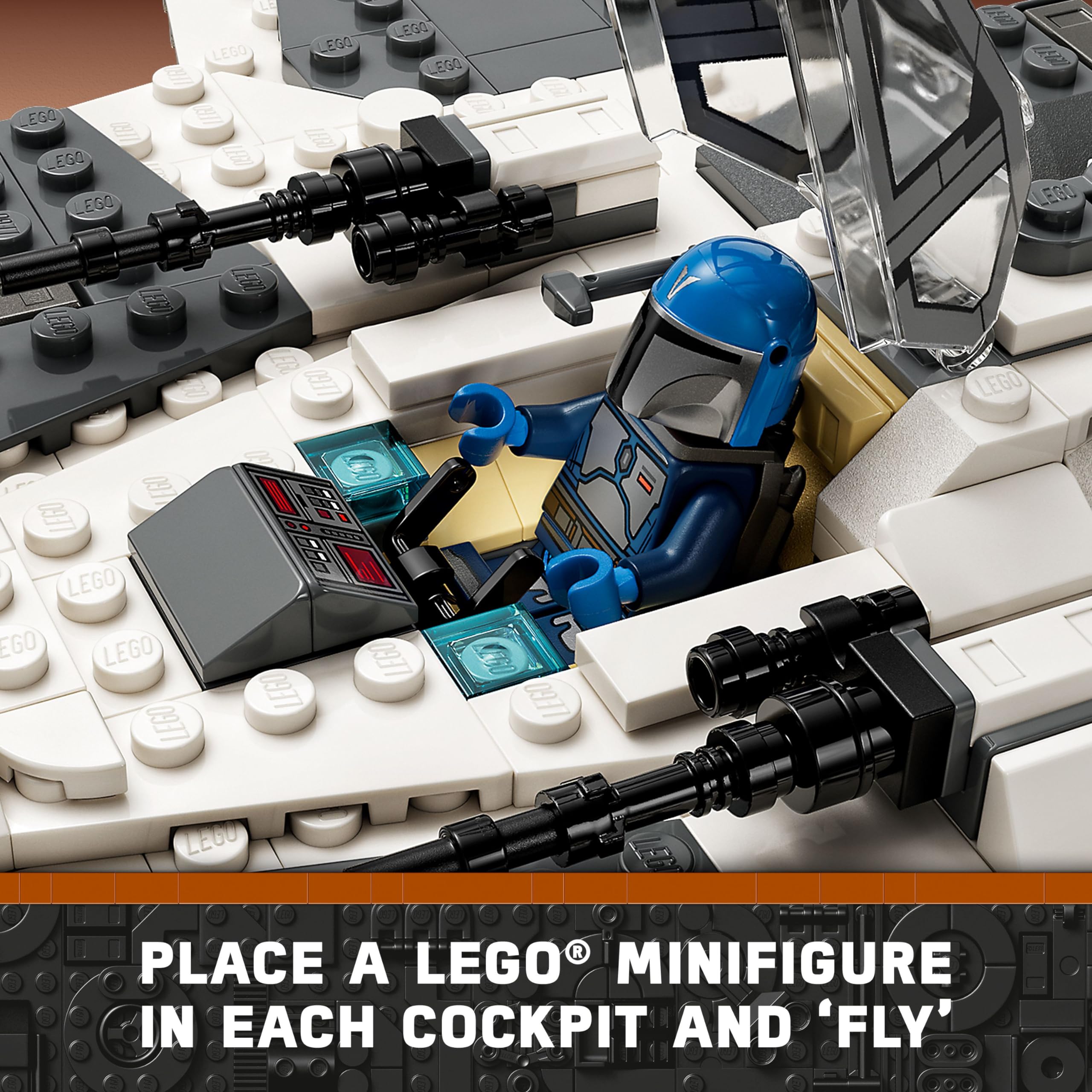 Conjunto De Brinquedos De Construção Lego Star Wars Mandalorian