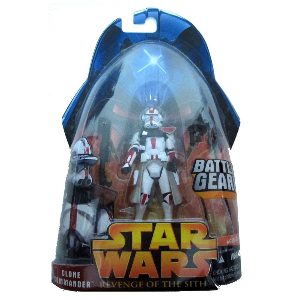 Boneco Star Wars Comandante Clone Vermelho