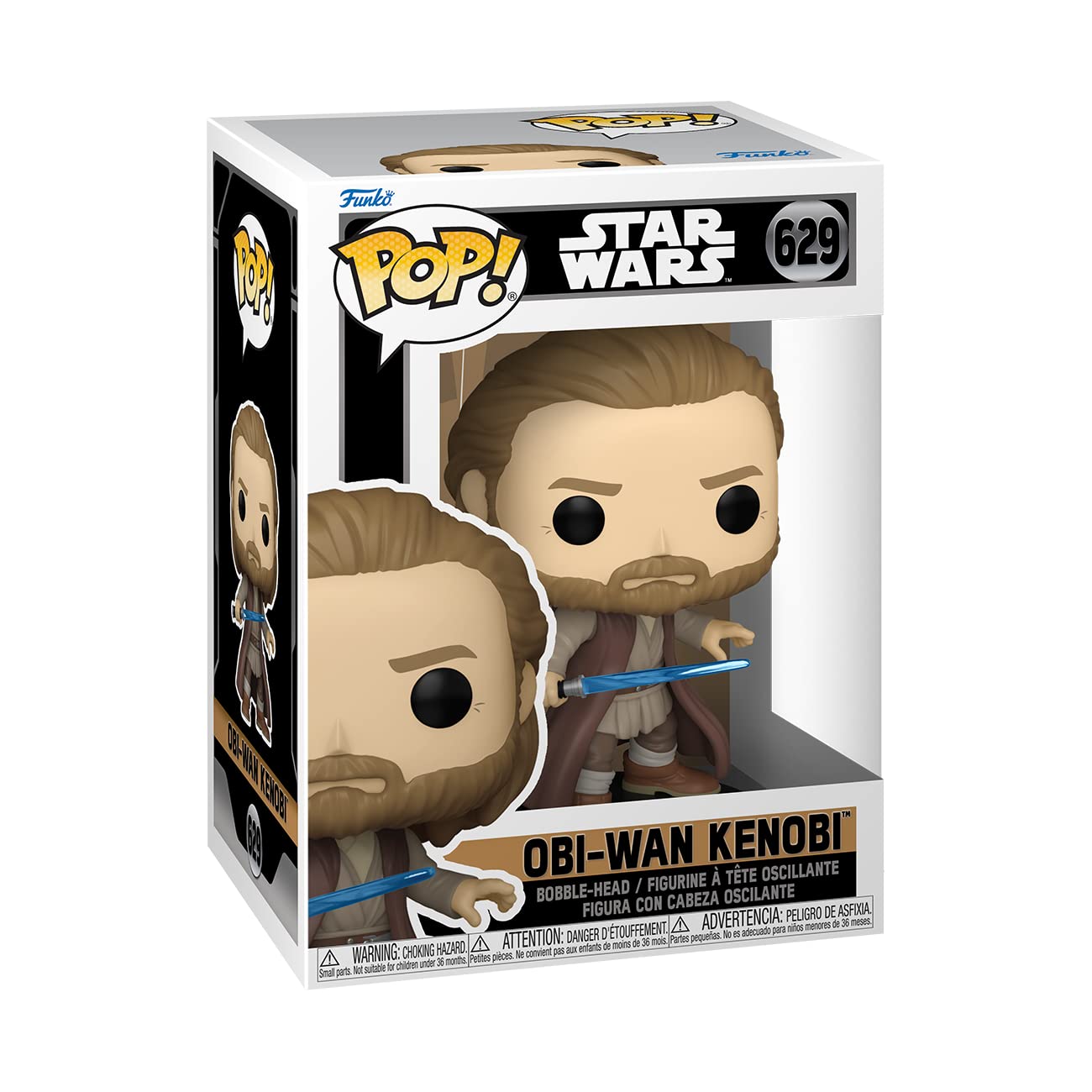スターウォーズ Funko POP オビワン Funko Pop OBI-Wan Kenobi in Jedi Robe 544 Exclusive Box and POP