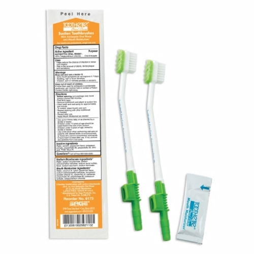 Kit De Escova De Dentes De Sucção Pacote De 1 Da Sage (pacote Com 2)