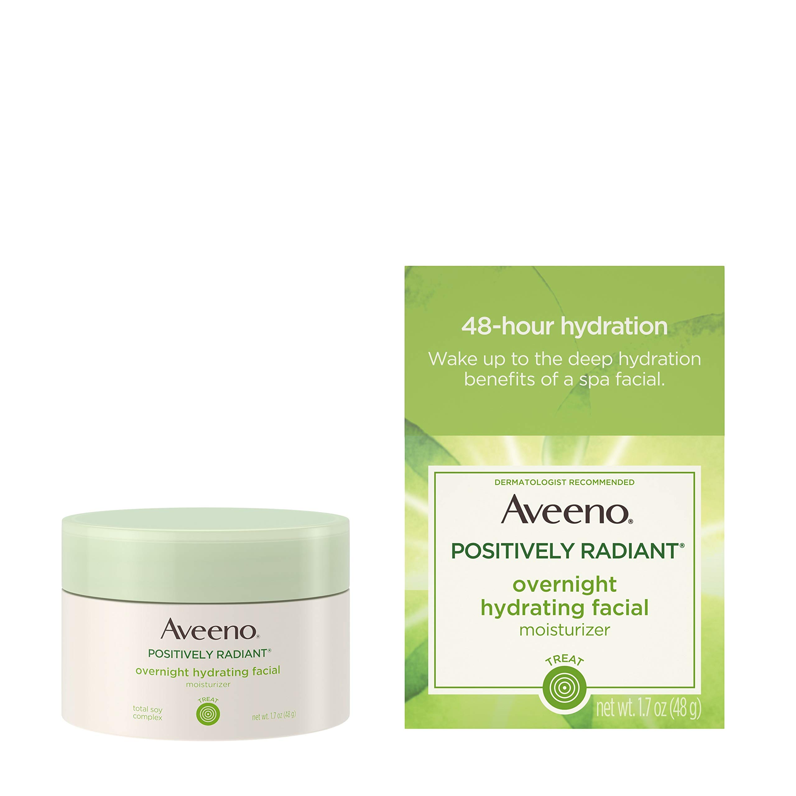 Hidratante Facial Aveeno Positively Radiant 50ml Com Soja