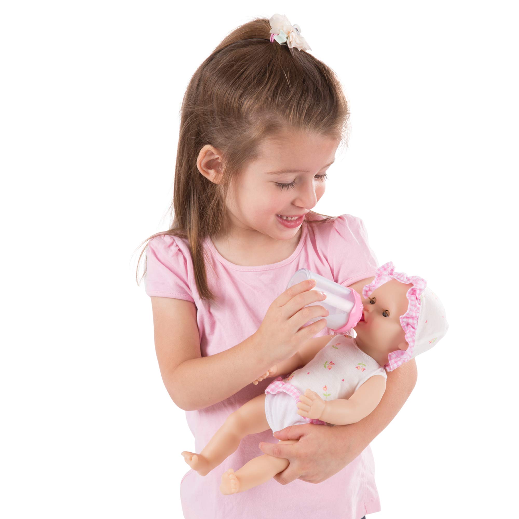 Boneca Bebê Aninha 12 Bebe E Faz Xixi Com Penico