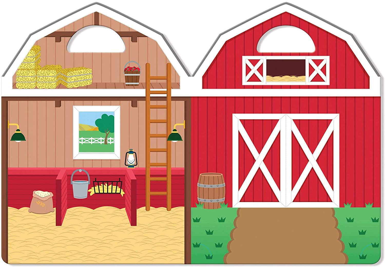 Conjunto De Jogos Puffy Sticker Melissa E Doug On The Farm Há Mais De 4 Anos