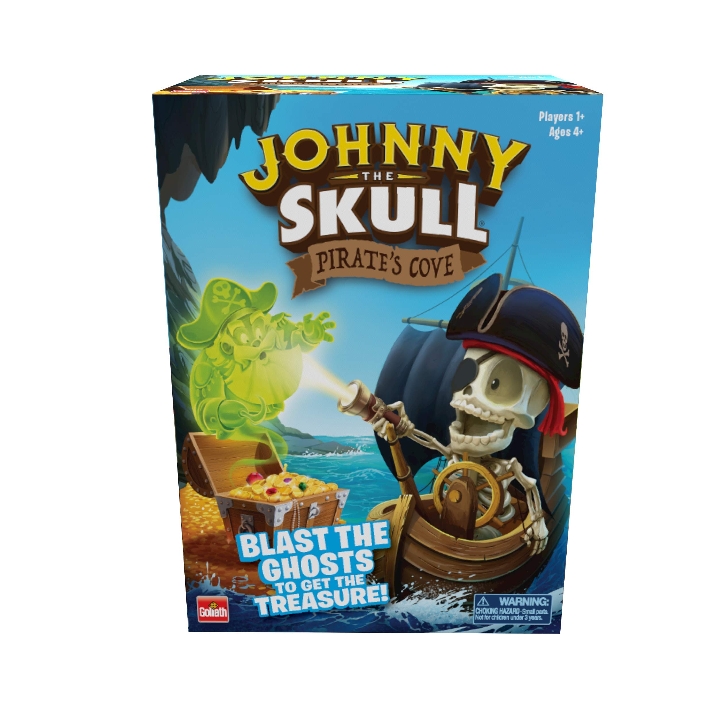 Jogo Goliath Johnny The Skull Pirate's Cove Treasure 4+ Ages