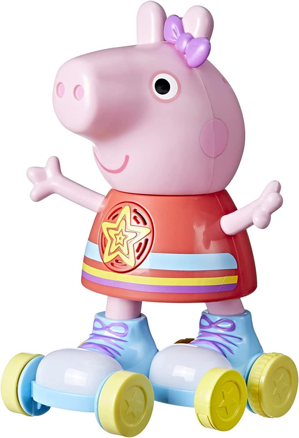 Peppa Pig Disco Peppa Roller Skating Doll 11 "brinquedo Light-up