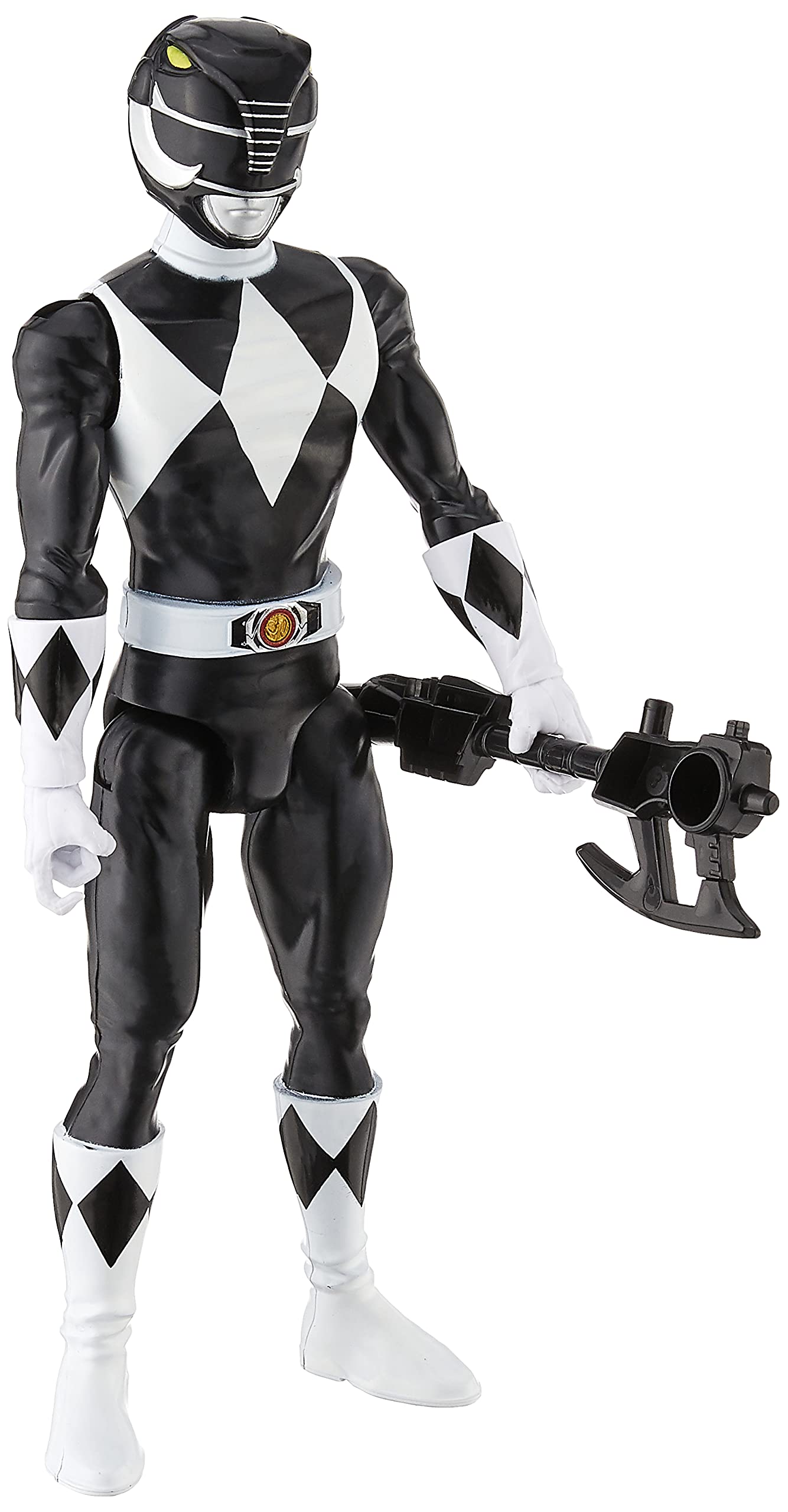 Boneco De Ação Power Rangers Mighty Morphin Black Ranger 30cm