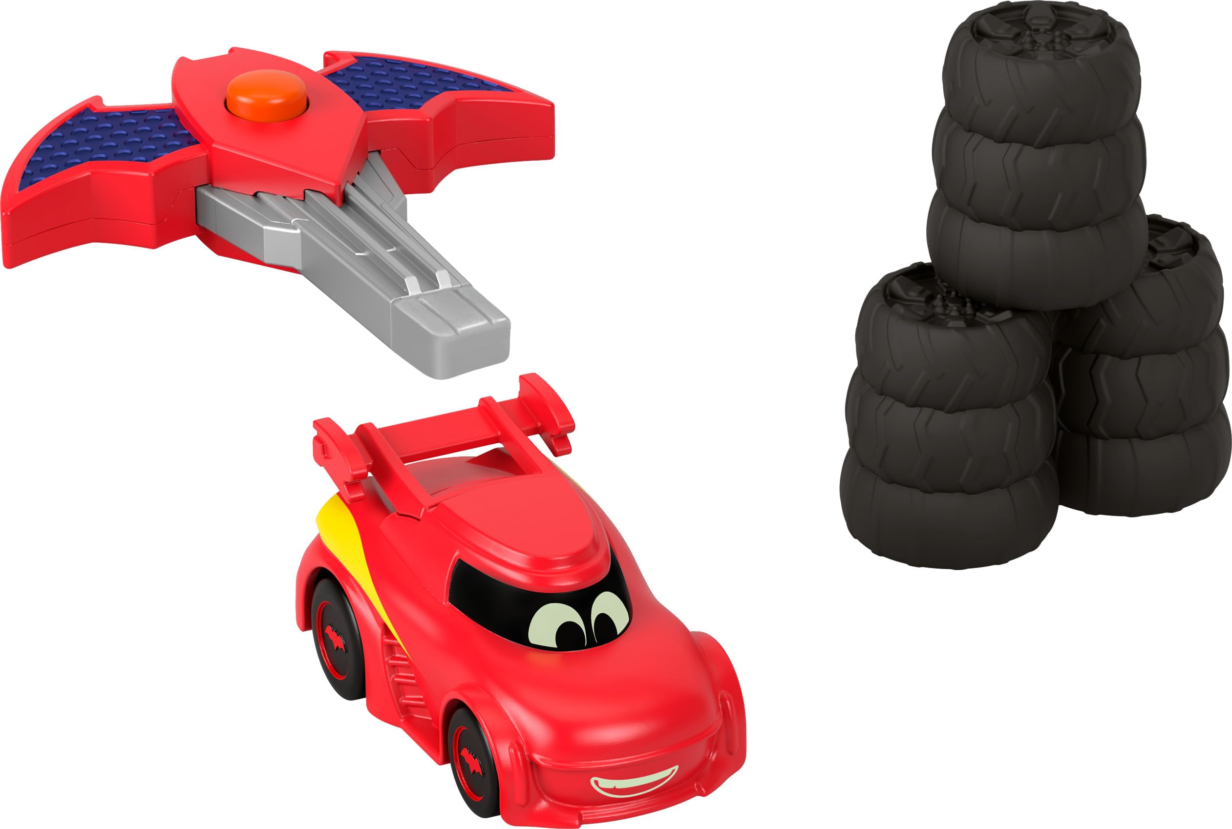 Carro De Corrida De Brinquedo Fisher-price Dc Batwheels Redbird Escala 1:55