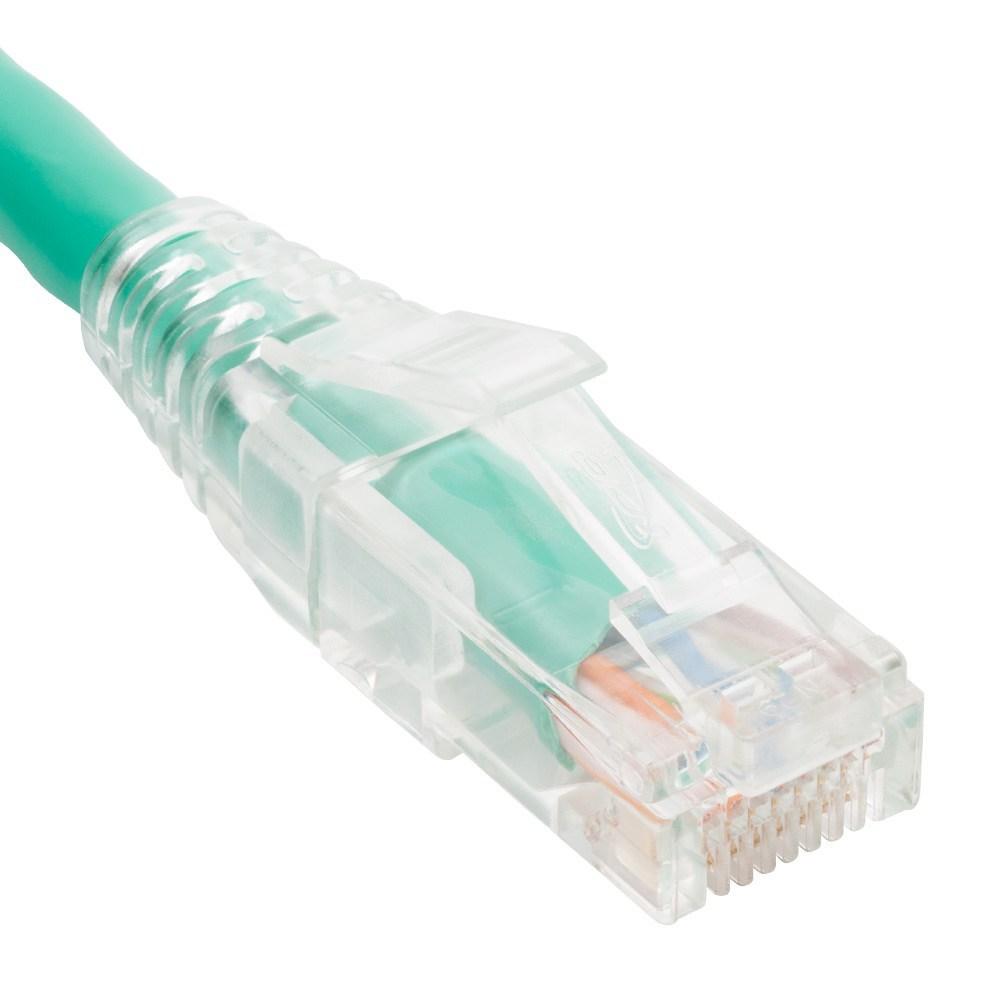 Patch Cord Cat6 Clear Boot 14' Verde