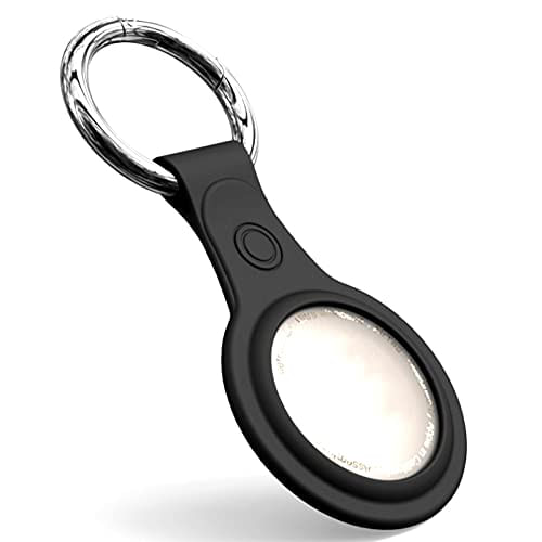 Adequado Para Capa Protetora Airtag Tracker, Carro Chaveiro Carteira Localizador Shell (preto)