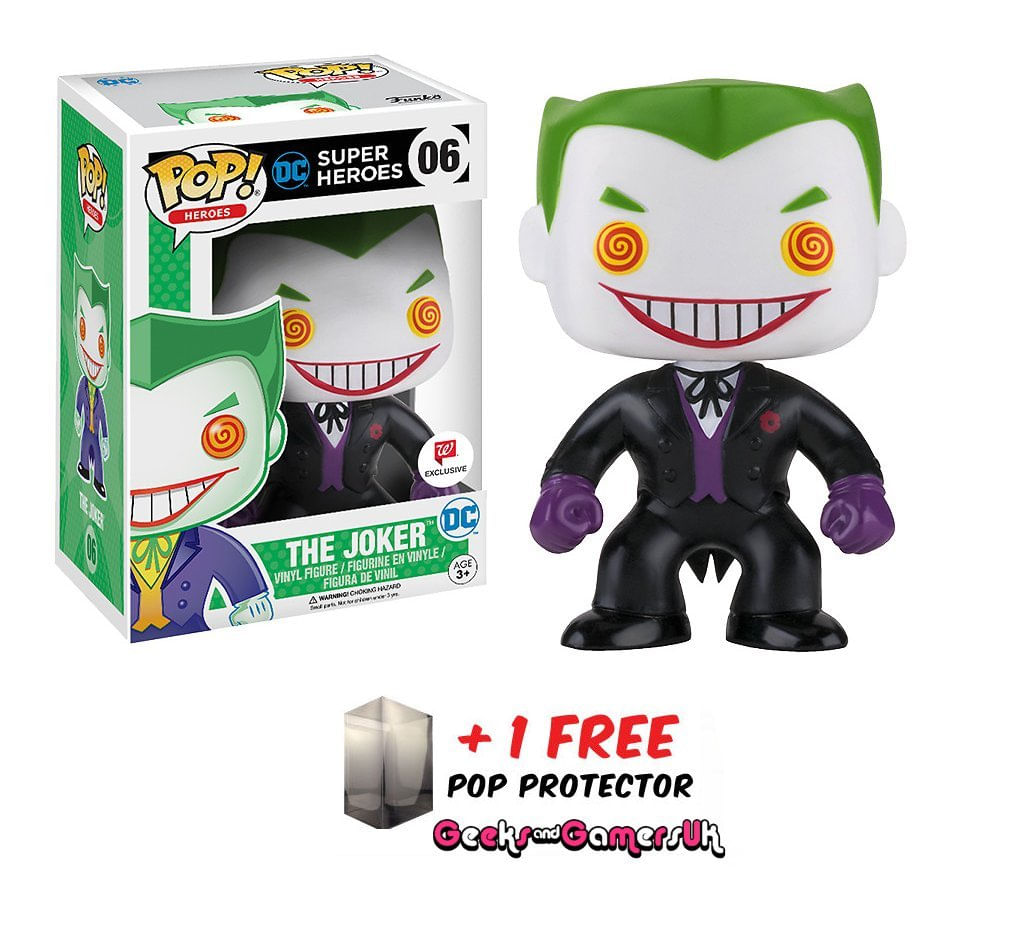 Terno Preto Funko Pop Dc Super Heroes Joker #06, Exclusivo Da Walgreens