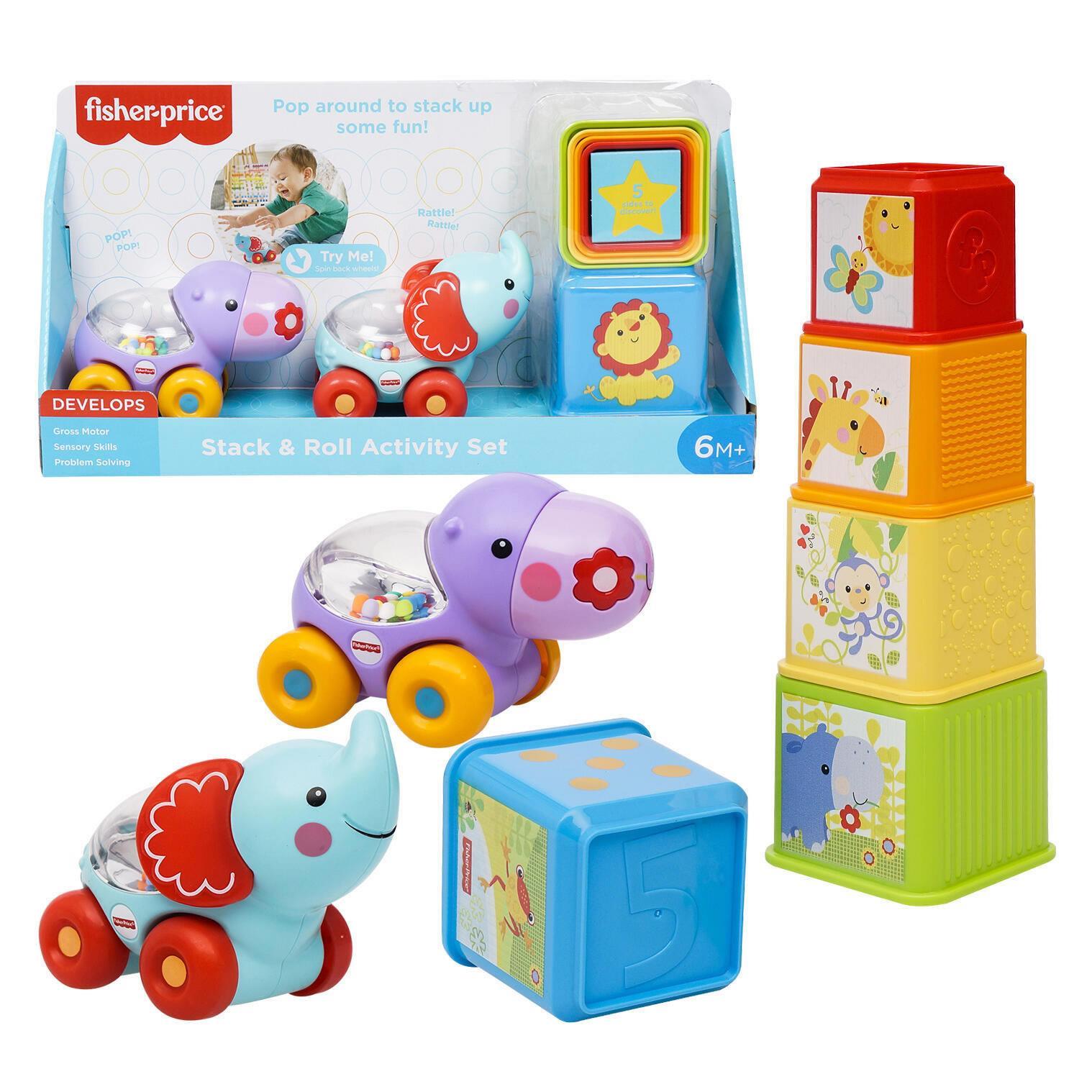 Fisher-price Fisher-price Stack &amp; Roll Activity Set Desenvolve