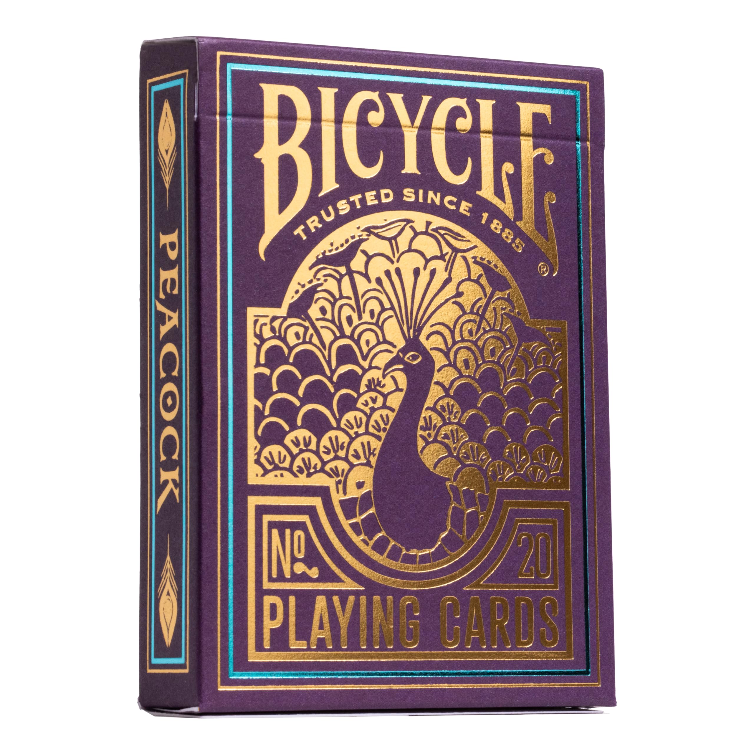 Baralho De Cartas Bicycle Peacock Purple Cold Foil Premium - Carrefour