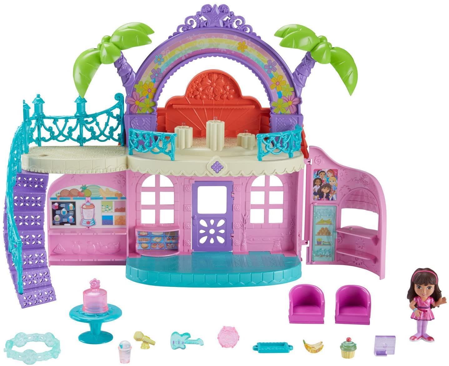 Fisher-price Dora E Amigos Café Nickelodeon Playset