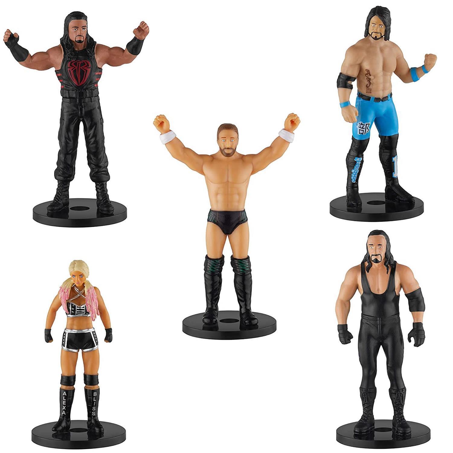 Wwe Pencil Toppers 5pk Bliss Aj Styles Reina Undertaker