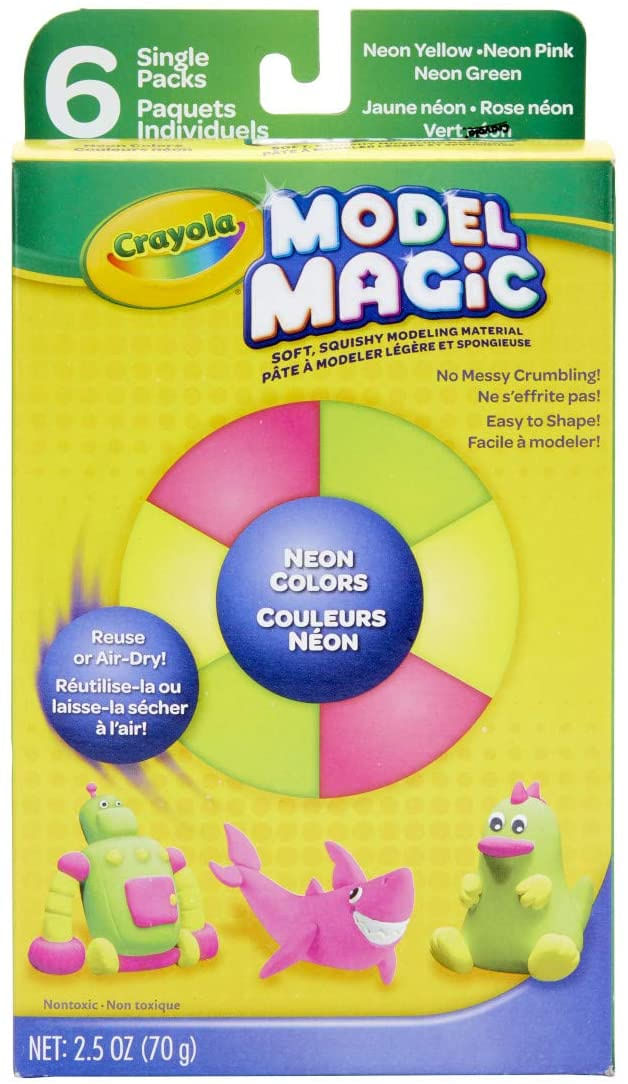 Crayola Model Magic Cores Neon 6 Pacotes