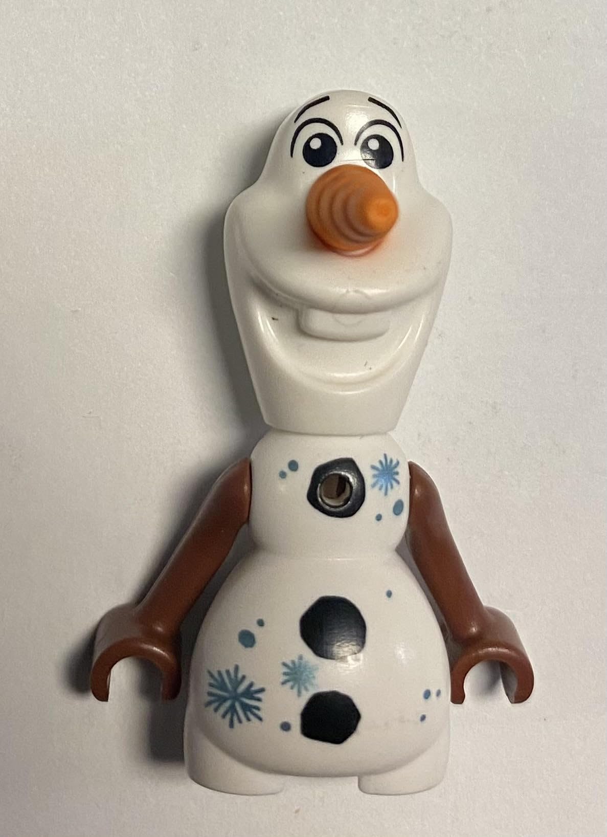 Minifigura Lego Disney Princess Frozen 2 Olaf Com Flocos De Neve