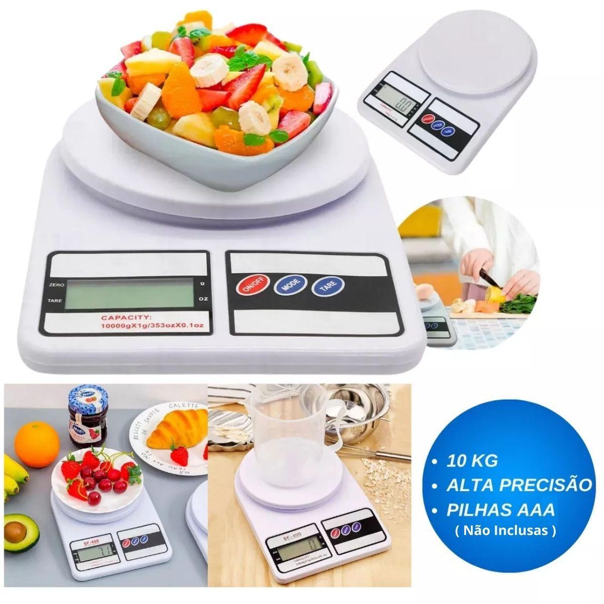 Balança Digital 10kg Cozinha Nutrição Dieta Pesar Comida - Carrefour