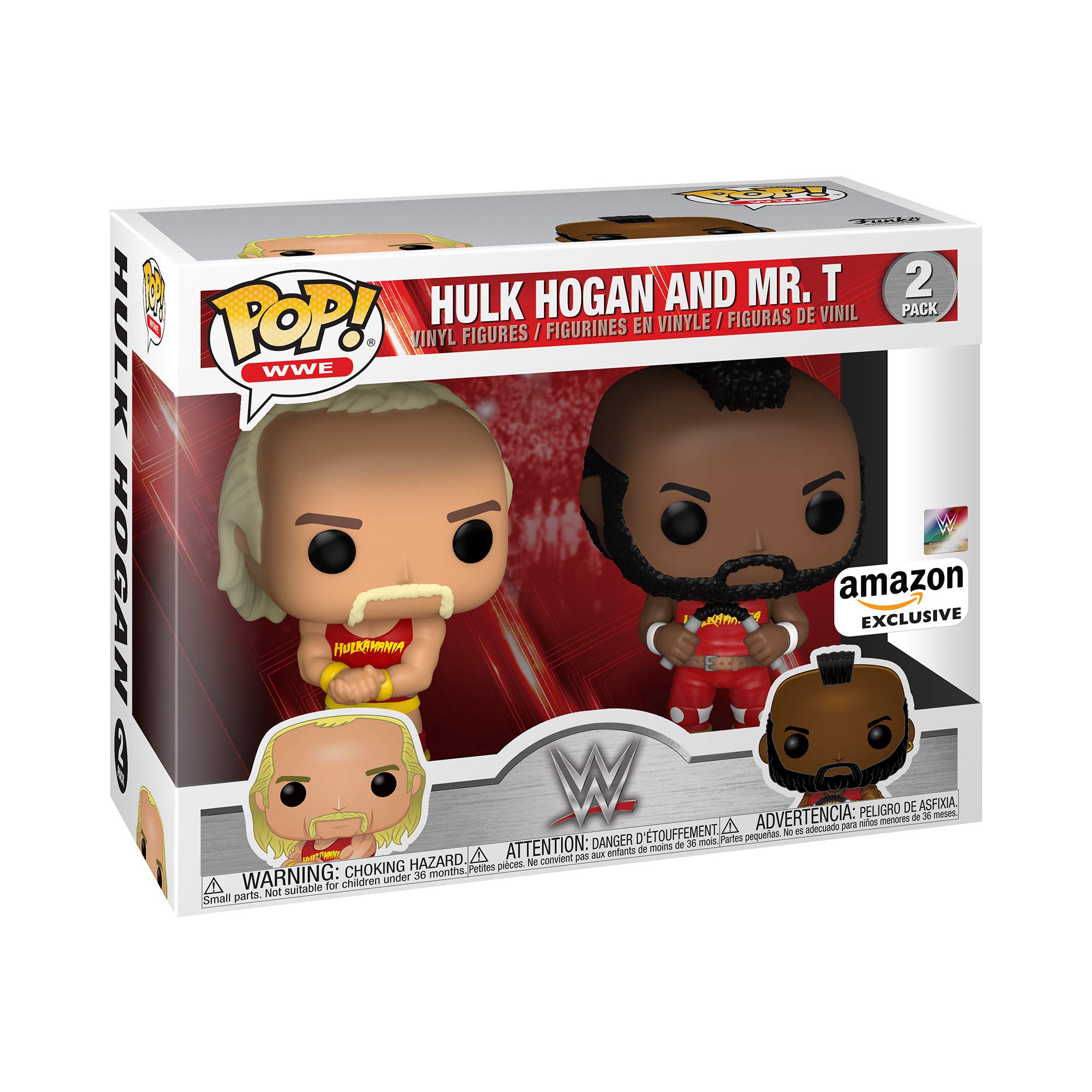 Boneco De Ação Funko Pop! Wwe Hulk Hogan E Sr. T Hulkamania