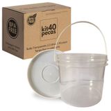 O Que Fazer No Pote P Vender 2.2 Litros 40 Pçs