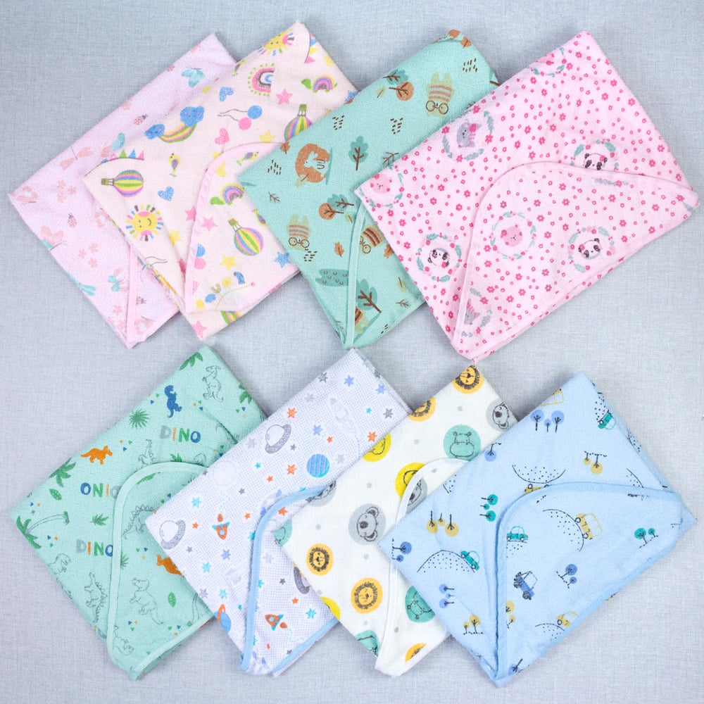 Toalha Bebê Com Felpuda 100% Algodão Com Capuz