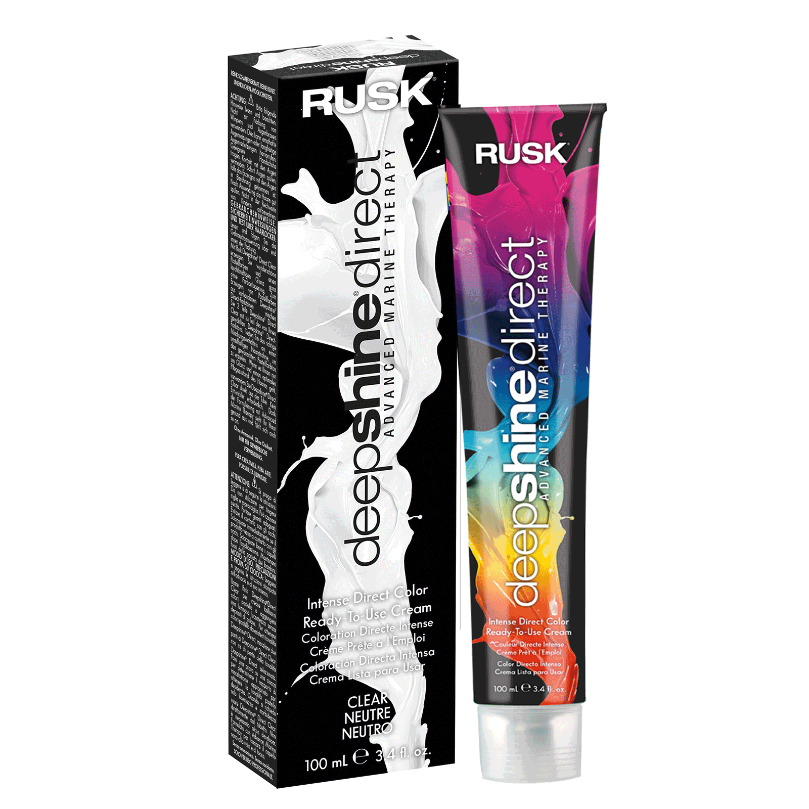 Cor De Cabelo Rusk Deepshine Intense Direct 100ml Clear