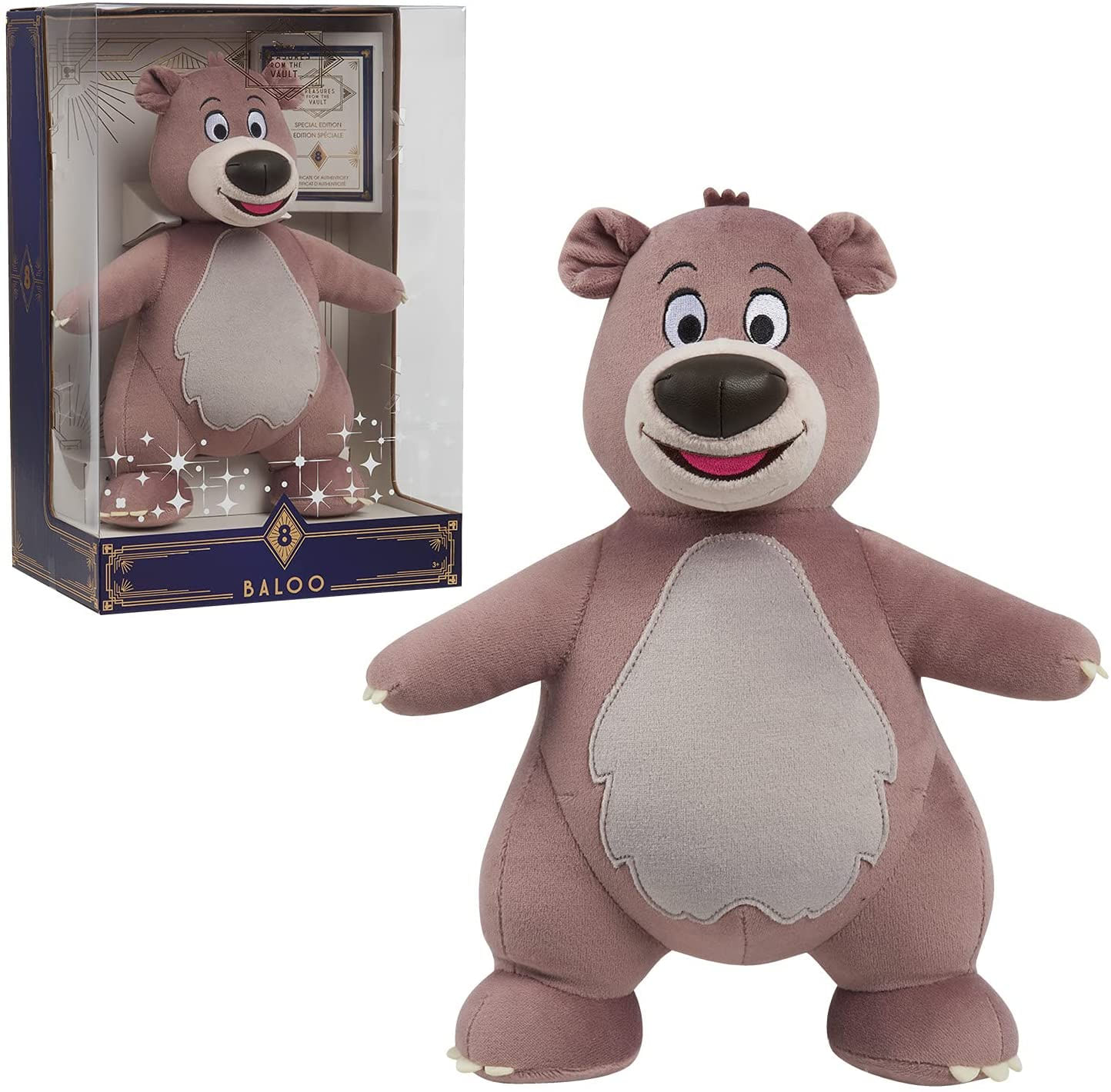 Disney Treasures From The Vault, Edição Limitada Baloo Plush, Amazon Exclusive
