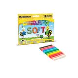 Massinha De Modelar Soft 12 Cores - Acrilex