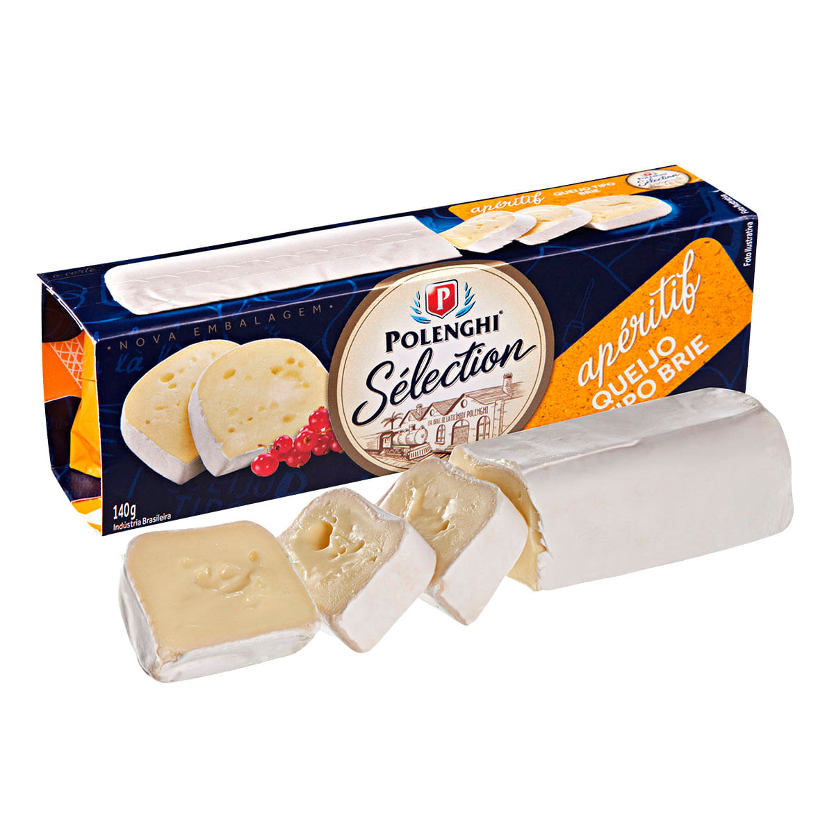 Queijo Brie Peça Polenghi Sélection Aperitivo 140g Menor preço em Queijo Brie Peça Polenghi Sélection Aperitivo 140g