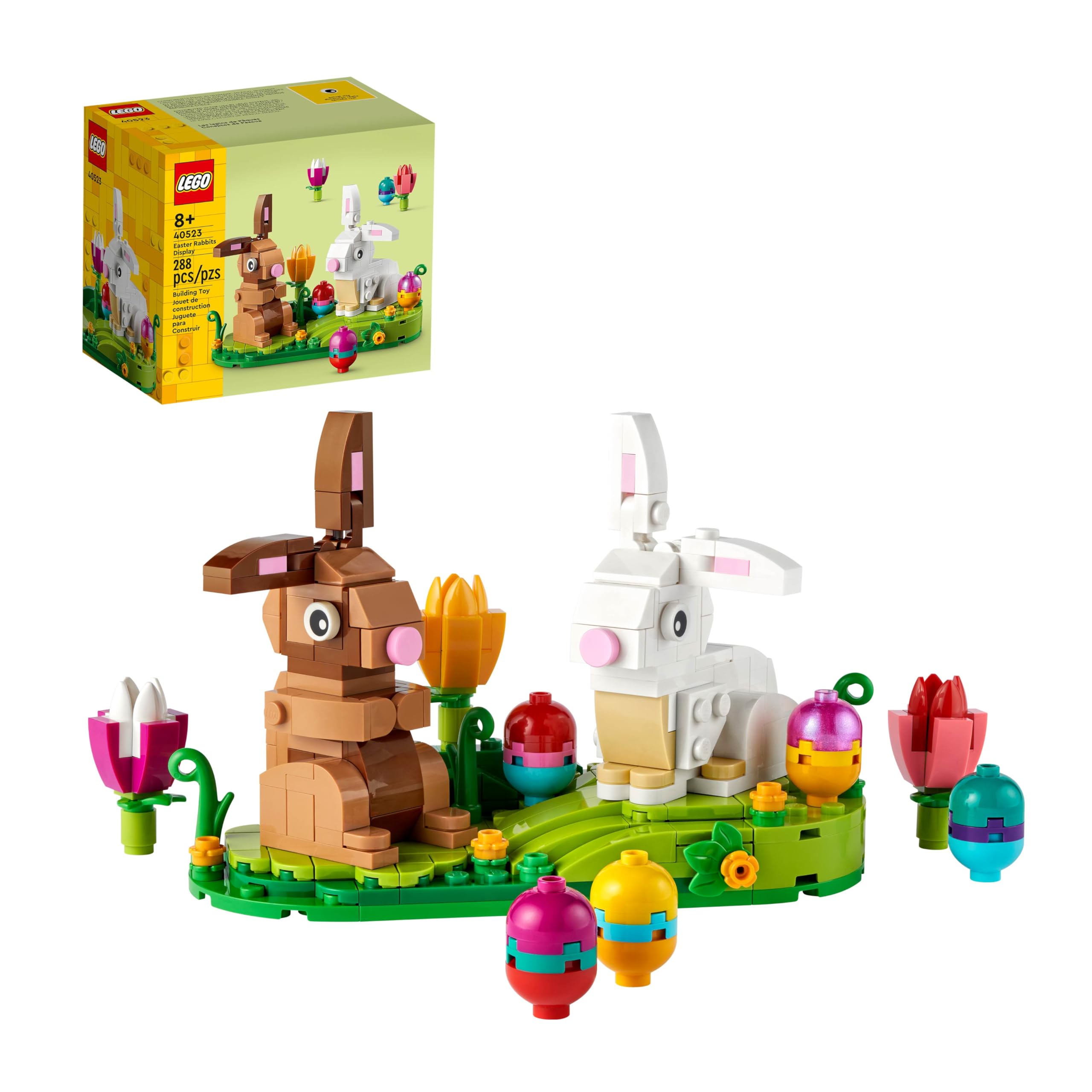 Conjunto De Brinquedos De Construção Lego Easter Rabbits Display 40523