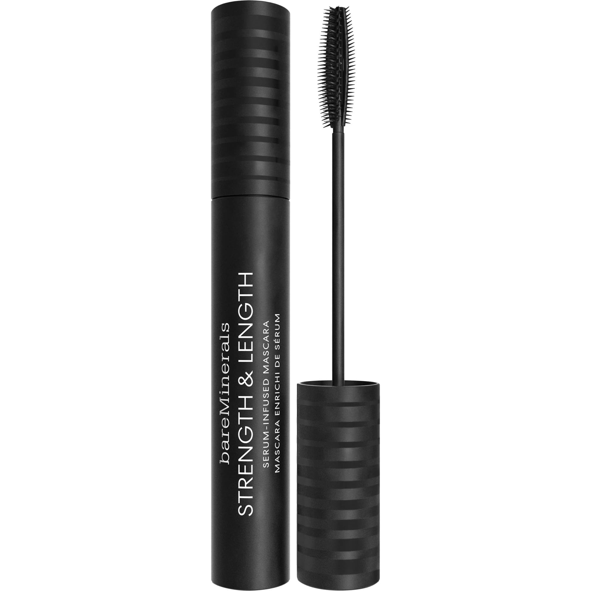 Mascara Bareminerals Strength &amp; Length Com Infusão De Soro Preta