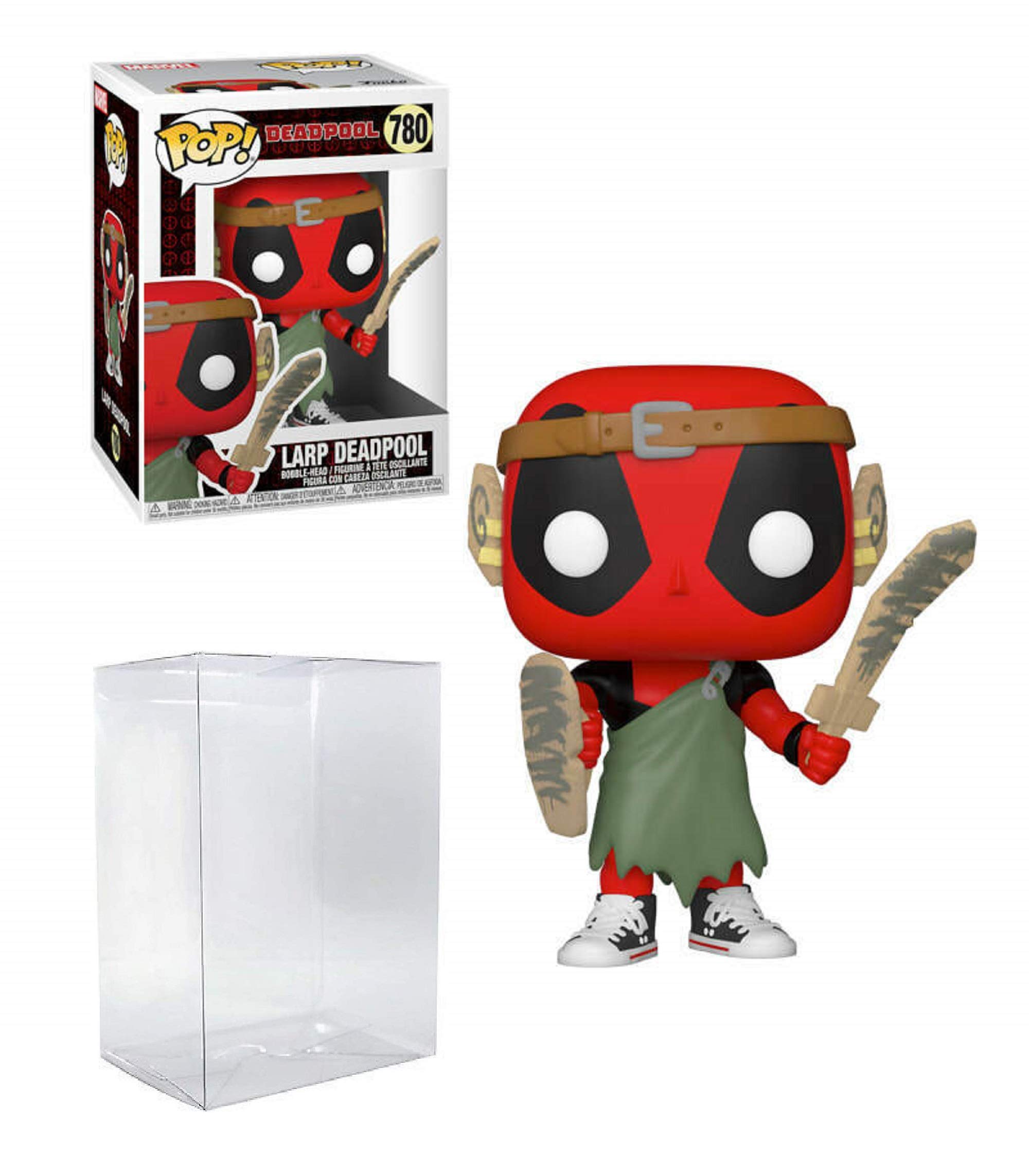 Boneco De Ação Funko Pop Marvel Deadpool Larping 9,5 Cm