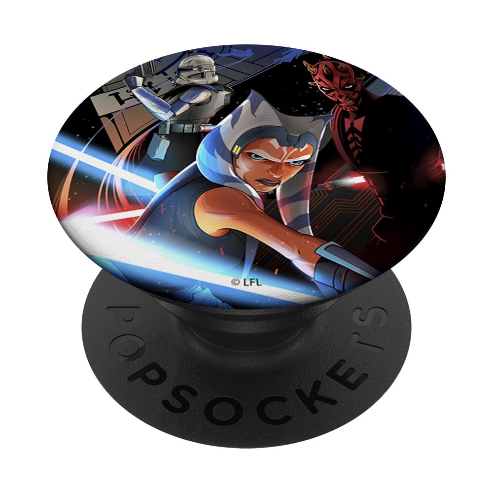 Popsockets Star Wars A Guerra Dos Clones Ahsoka E Darth Maul
