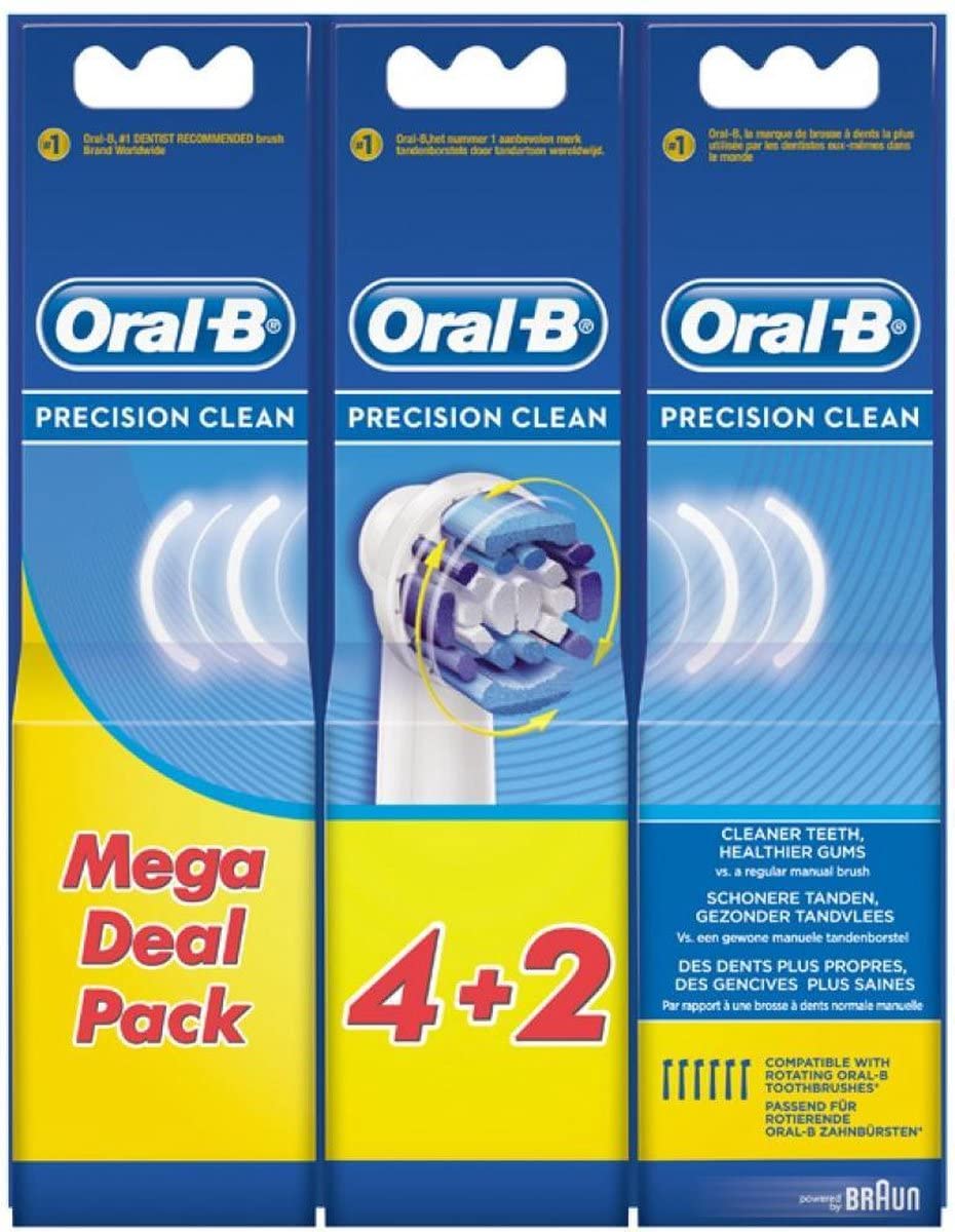 Escova De Dentes De Reposição Oral-b Precision Clean Eb9er